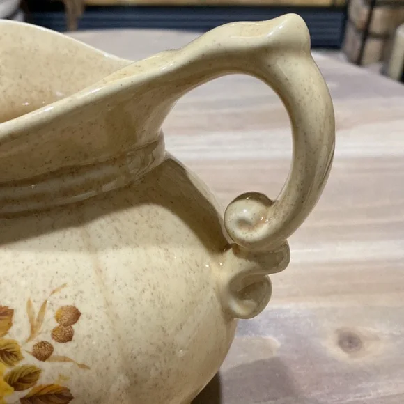 Vintage Old Heritage Yellow/Gold McCOY Pitcher - Picture 3 of 6